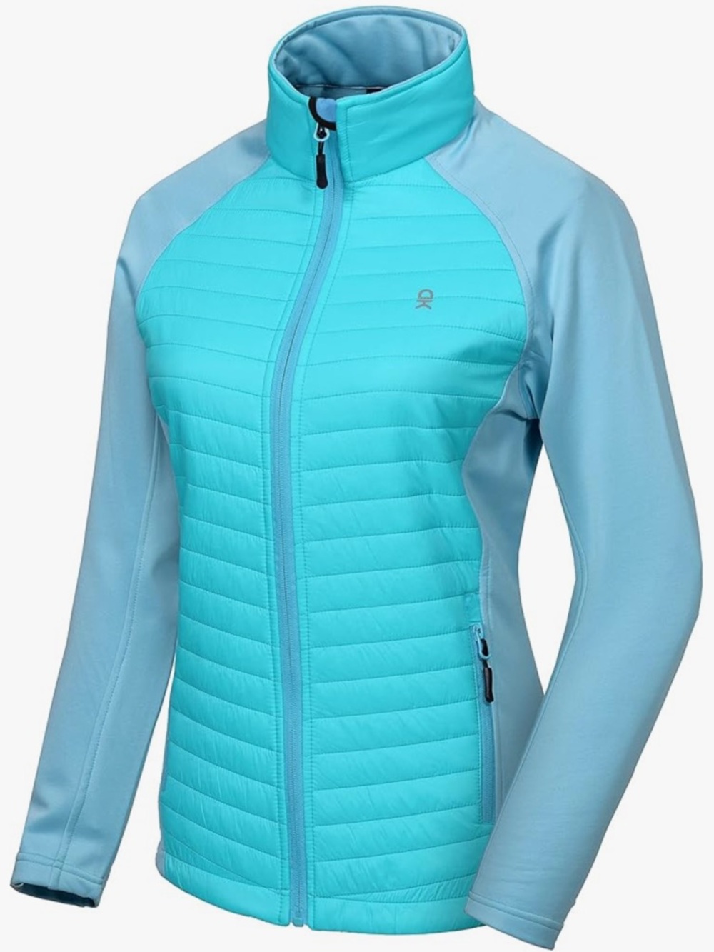 NWT Little Donkey Andy Women's Insulated Hiking Jacket Thermal Teal Size Large